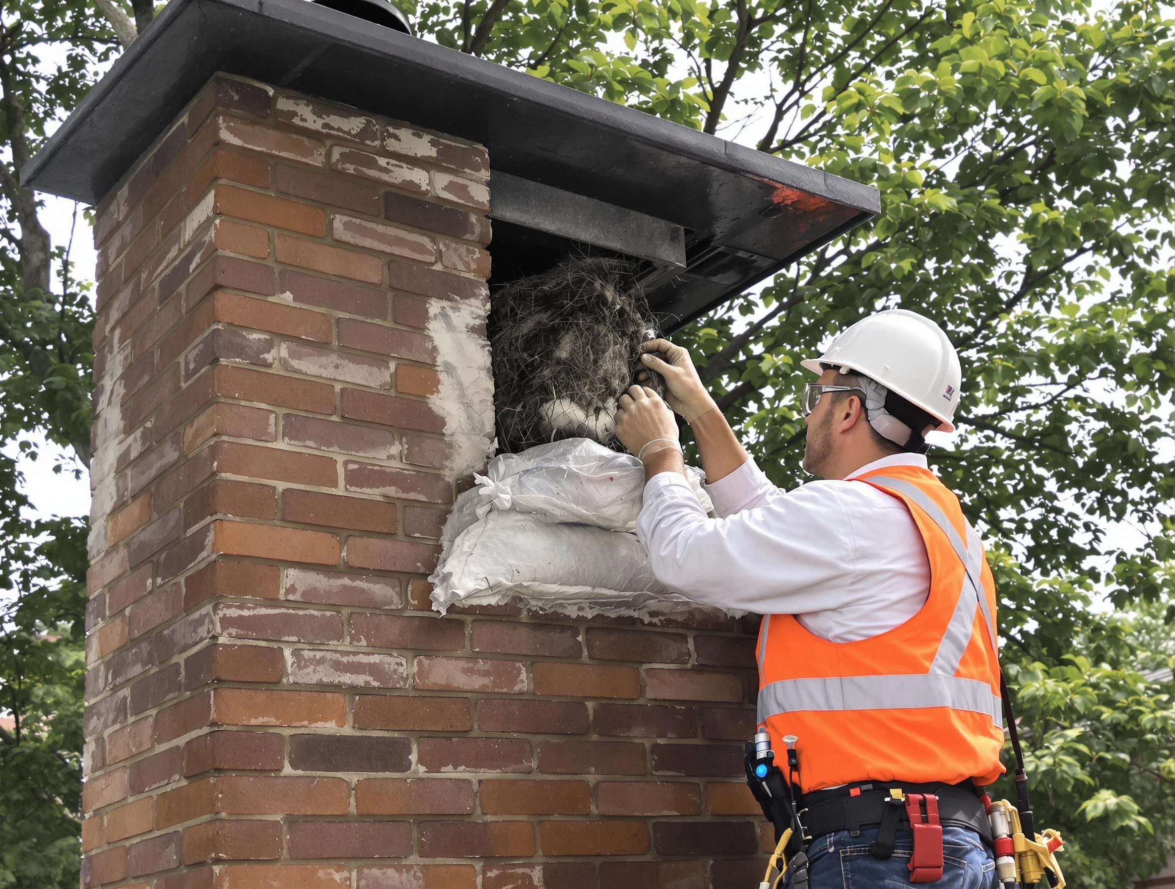 Humane removal of debris and animals by Wall Chimney Sweep in Wall, NJ