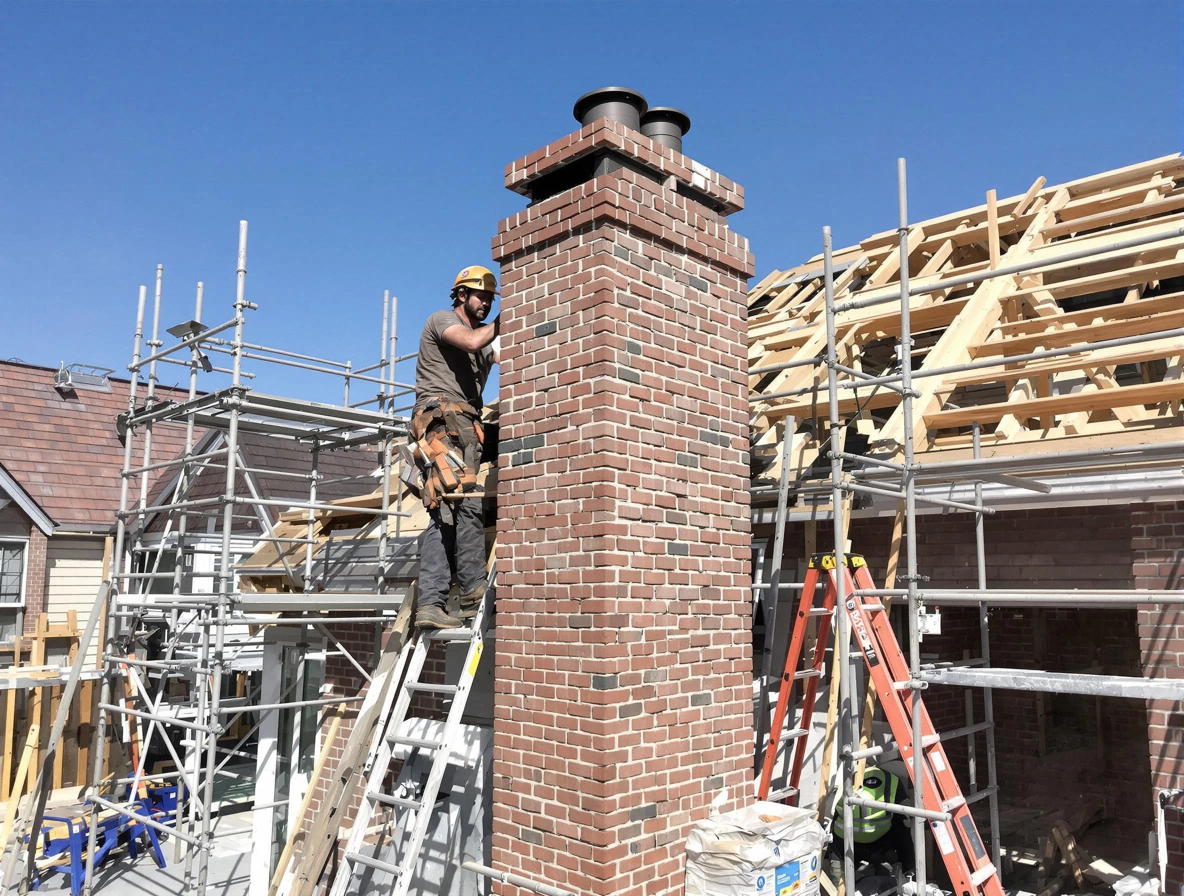 New chimney installation completed by Wall Chimney Sweep in Wall, NJ