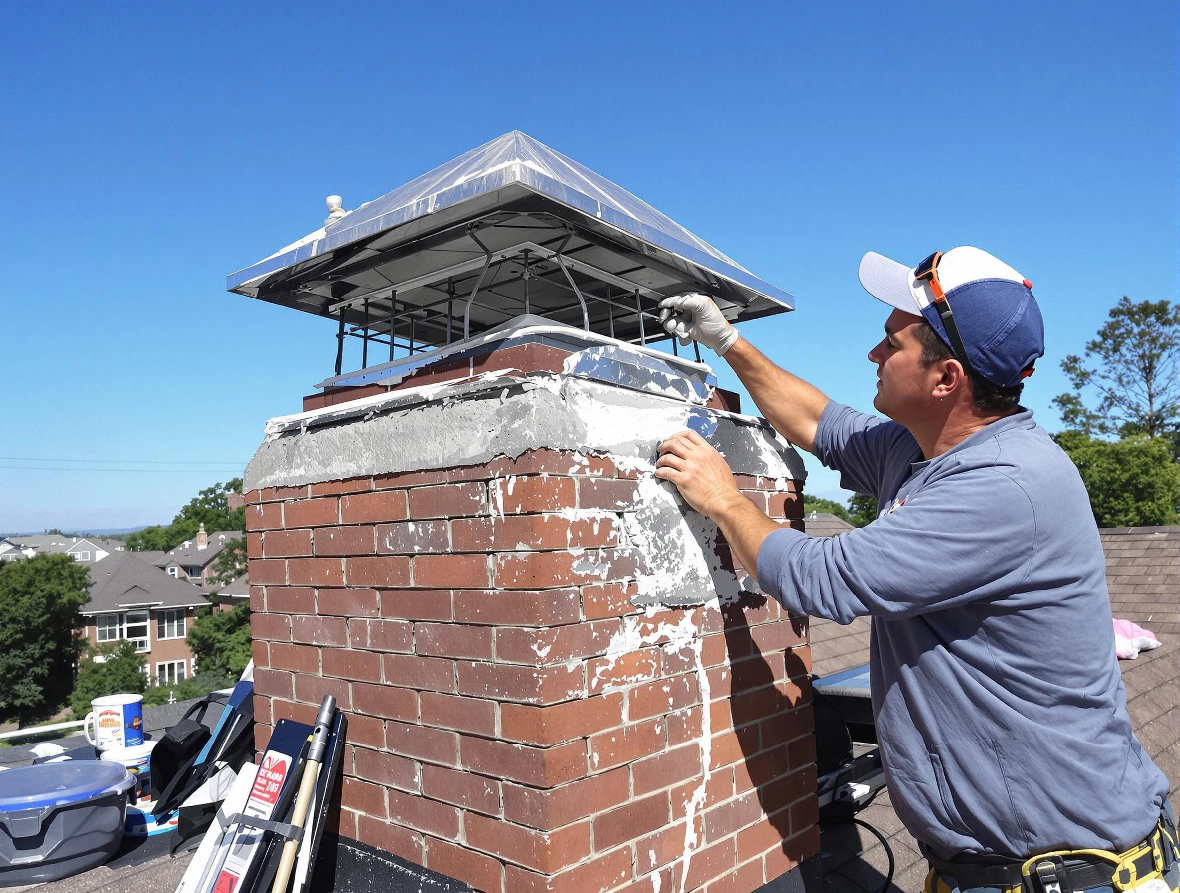 Chimney Crown Services service in Wall, NJ